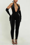 Elegant Halter Neck Jumpsuit
