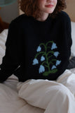 Floral Patterned Sweater
