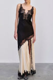 Lace-Trimmed Layered Slip Dress