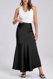 Elegant High-Waist Maxi Skirt