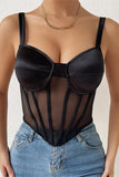 Stylish Mesh Corset Top
