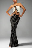 Polka Dot Maxi Skirt