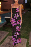 Floral Print Maxi Dress