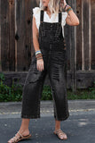 Distressed Overall Jumpsuit