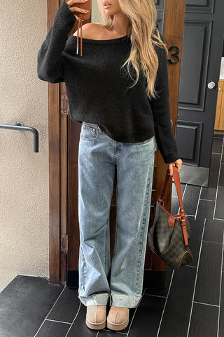 Off-Shoulder Cozy Sweater