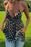 Halter Polka Dot Tank Top