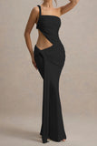 Cutout Maxi Dress with Ruched Details
