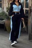 Zip-Up Stylish Pants Set