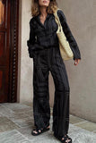 Stylish Geometric Print Pants Set
