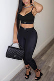 Moon Print Tank Top and Pants Set