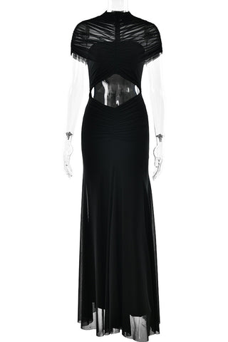 Elegant Cutout Evening Gown