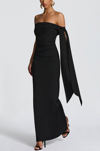 Elegant Off-Shoulder Evening Dress