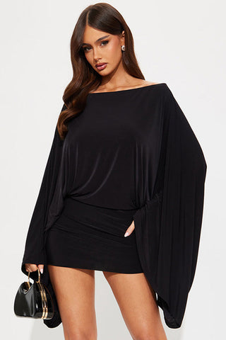 Off-The-Shoulder Skirt Set