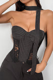 Striped Corset Tank