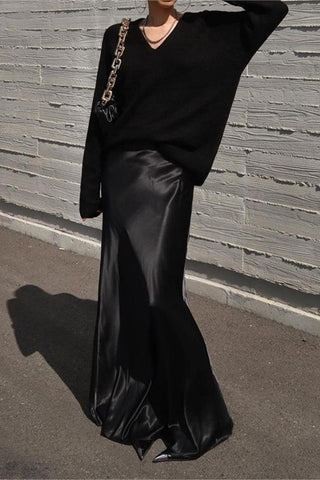 Elegant Maxi Skirt with Flowing Silhouette
