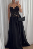 Elegant Lace Evening Gown