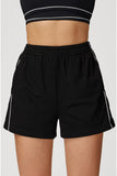 Elastic Waistband Athletic Shorts