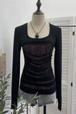 Stylish Cut-Out Long Sleeve Top