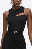 Cut-Out Detail Tank Top