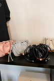Elegant Beaded Handle Small Bag