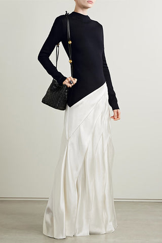 Draped Layered Maxi Dress