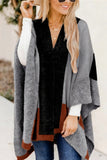 Geometric Open-Front Shrug