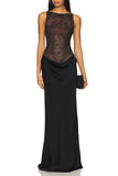 Elegant Lace Evening Gown