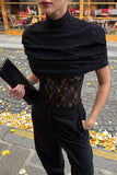 High-Neck Lace Tank Top