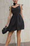 Strappy Casual A-Line Dress