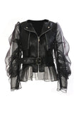 Statement Sheer Sleeve Jacket