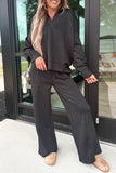 Stylish Wide-Leg Pants Set