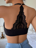 Lace Back Ribbed Tank Top