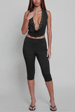 Stylish Halter Pants Set