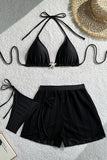 Starfish Accent Bikini and Shorts Set