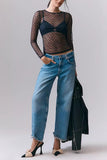 Sheer Long-Sleeve T-Shirt