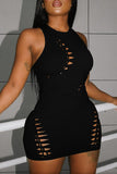 Intricate Cutout Skirt Set