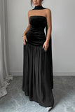 Elegant High-Neck Casual Dress