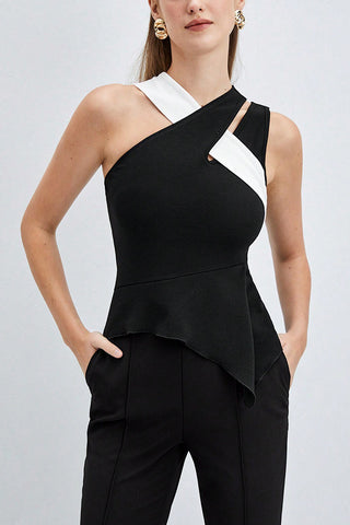 Asymmetrical Hem Tank Top