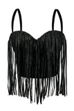 Fringe Embellished Tank Top