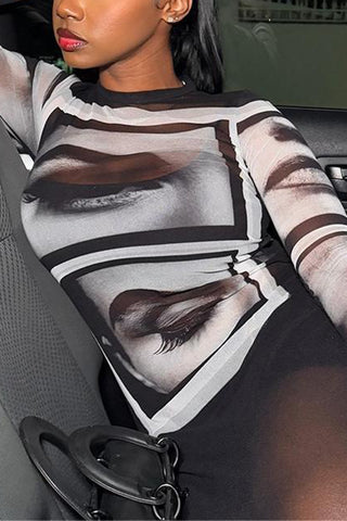 Graphic Long-Sleeve T-Shirt