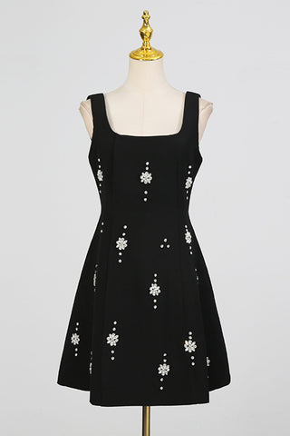 Embellished A-Line Evening Dress