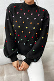 Playful Polka Dot Sweater