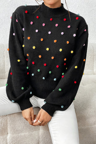 Playful Polka Dot Sweater