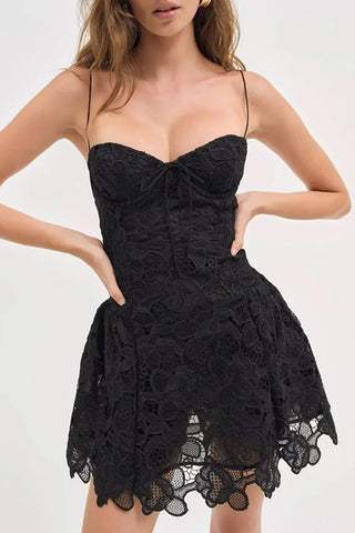 Lace Spaghetti Strap Dress