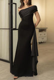 Off-Shoulder Wrap Casual Dress