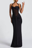 Halter Neck Evening Gown