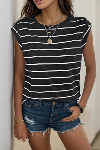 Striped Casual T-Shirt