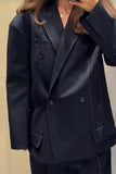 Double-Breasted Blazer Jacket