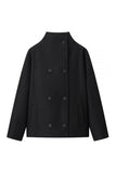 Double-Breasted Minimalist Jacket