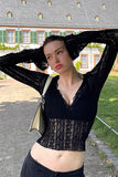 Lace Long-Sleeve T-Shirt
